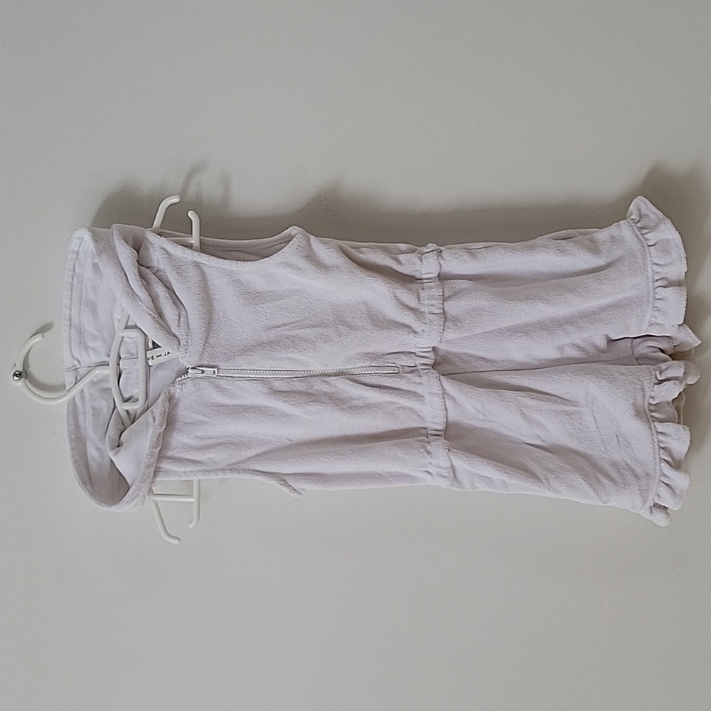 Hooded Terry Swim Coverup, 3T
